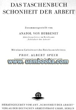 Nazi Beauty of Labor book from 1938