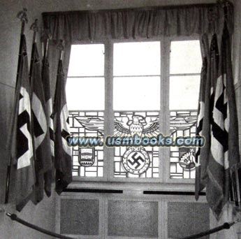 Nazi eagle and swastika