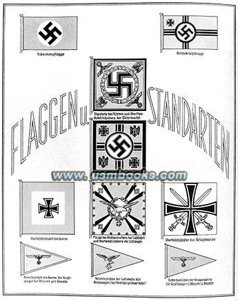 Nazi swastika flags