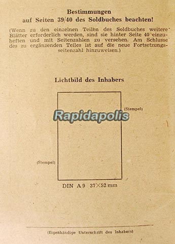 SS Soldbuch ID photo