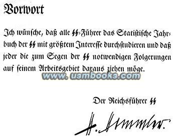 Foreword by Reichsführer-SS Heinrich Himmler