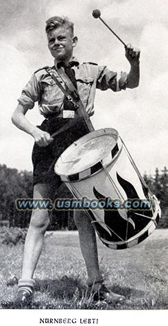 HJ drummer at the Reichsparteitag
