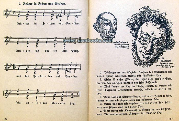 Nazi anti-Jewish caricatures Radek-Sobelsohn, Eugene Levine-Nissen