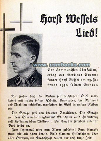 Horst-Wessel-Lied, Nazi anthem, Die Fahne hoch