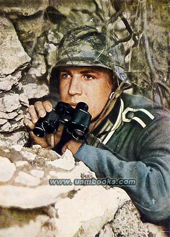 Nazi Spahtruppfuhrer, Nazi binoculars, Nazi camo helmet