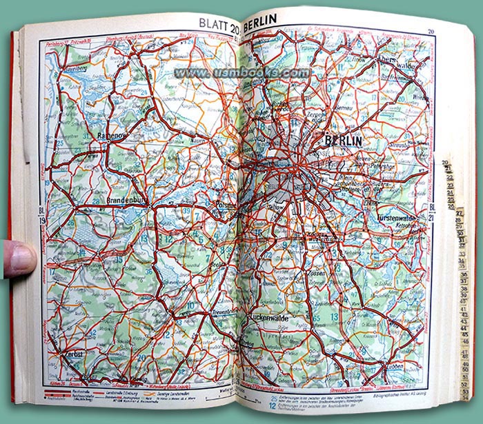 Völkischer Beobachter Strassen-Atlas von Deutschland 1938