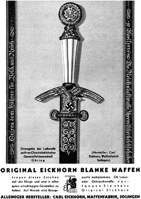 Göring wedding sword