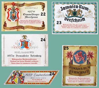 Waffen-SS labeled wine