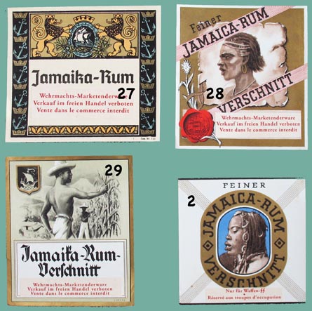 Third Reich rum label