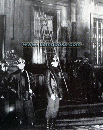 Communist riots in France