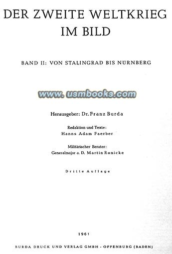 Der Zweite Weltkrieg im Bild BAND II: Von Stalingrad bis Nürnberg