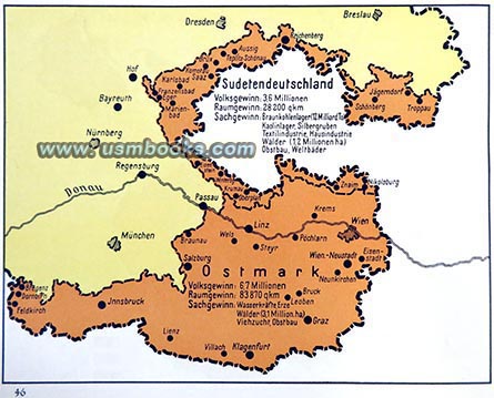 HITLERs GERMNY, Sudetenland, Ostmark