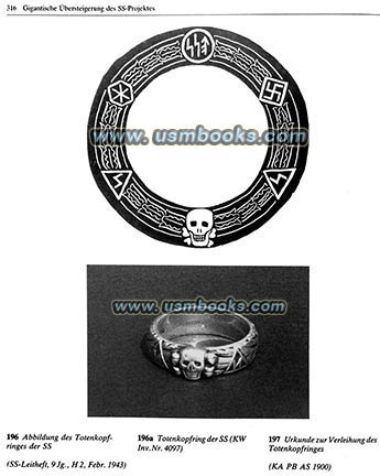 SS Honor Ring, Totenkopfring der SS