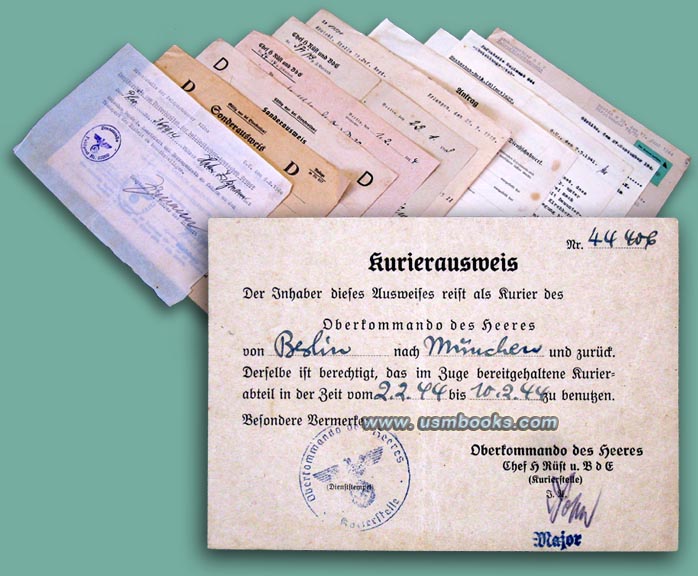 3. REICH KURIER-AUSWEIS